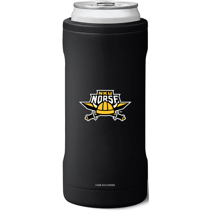 BruMate Slim Insulated Can Cooler with Northern Kentucky University Norse Primary Logo