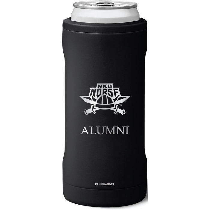 BruMate Slim Insulated Can Cooler with Northern Kentucky University Norse Alumni Primary Logo