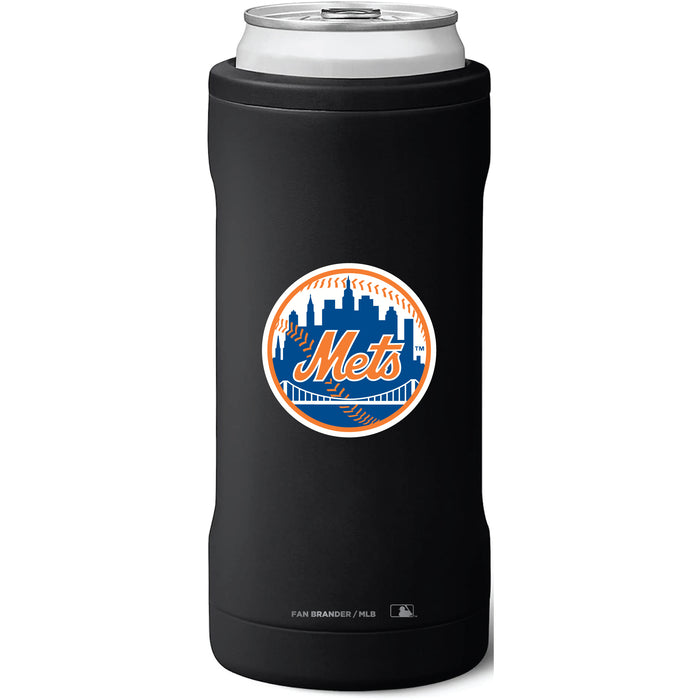 BruMate Slim Insulated Can Cooler with New York Mets Secondary Logo