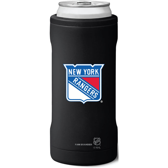 BruMate Slim Insulated Can Cooler with New York Rangers Primary Logo