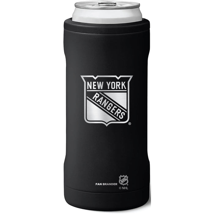 BruMate Slim Insulated Can Cooler with New York Rangers Primary Logo