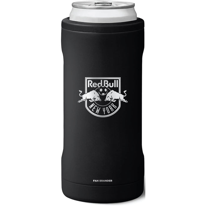 BruMate Slim Insulated Can Cooler with New York Red Bulls Primary Logo