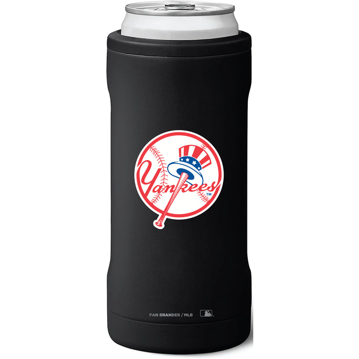 BruMate Slim Insulated Can Cooler with New York Yankees Secondary Logo