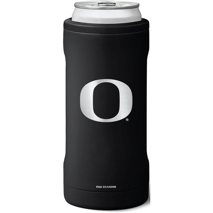 BruMate Slim Insulated Can Cooler with Oregon Ducks Primary Logo