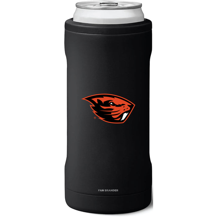 BruMate Slim Insulated Can Cooler with Oregon State Beavers Primary Logo