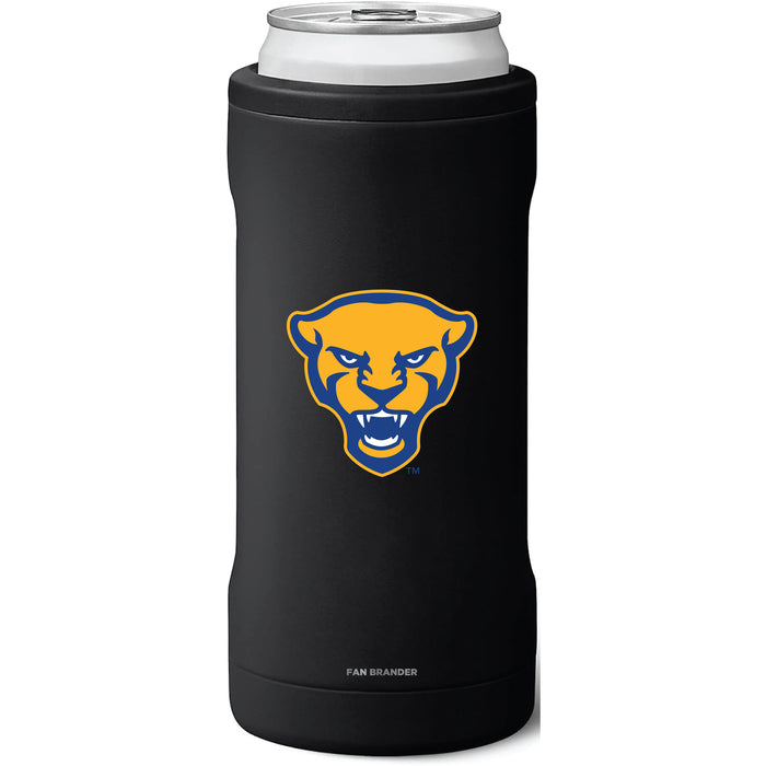 BruMate Slim Insulated Can Cooler with Pittsburgh Panthers Secondary Logo