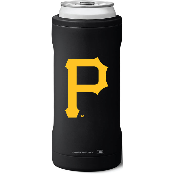 BruMate Slim Insulated Can Cooler with Pittsburgh Pirates Primary Logo