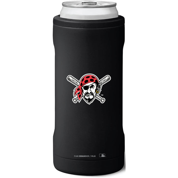 BruMate Slim Insulated Can Cooler with Pittsburgh Pirates Secondary Logo