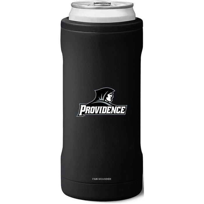 BruMate Slim Insulated Can Cooler with Providence Friars Primary Logo