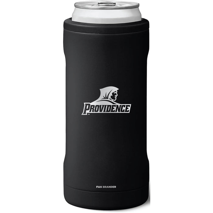 BruMate Slim Insulated Can Cooler with Providence Friars Primary Logo