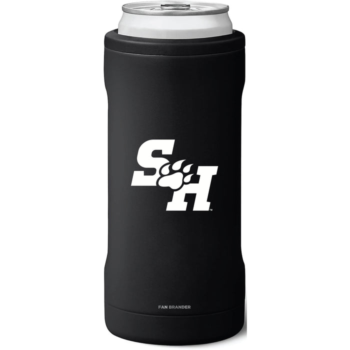 BruMate Slim Insulated Can Cooler with Sam Houston State Bearkats Primary Logo