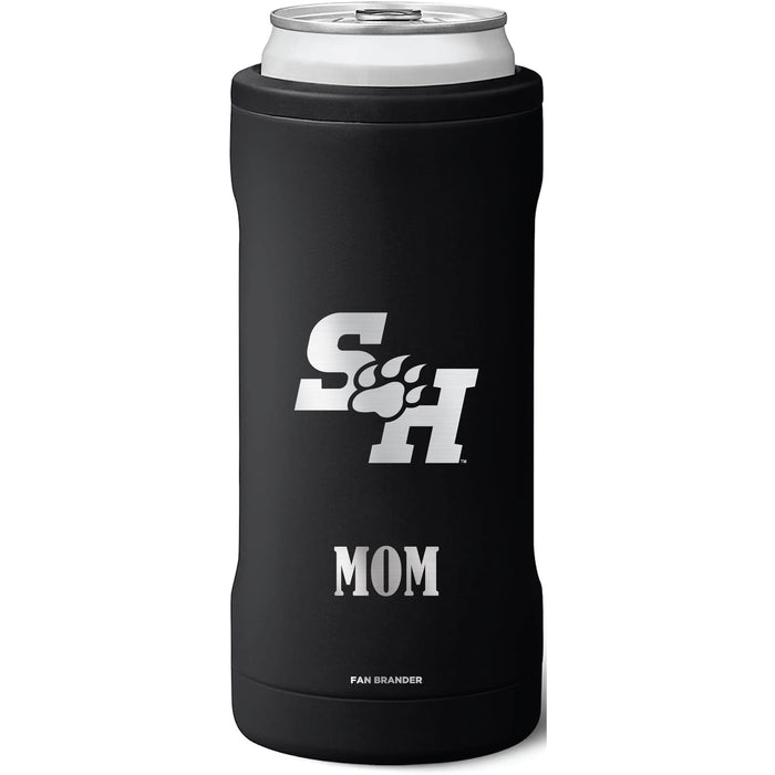 BruMate Slim Insulated Can Cooler with Sam Houston State Bearkats Mom Primary Logo