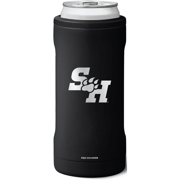 BruMate Slim Insulated Can Cooler with Sam Houston State Bearkats Primary Logo