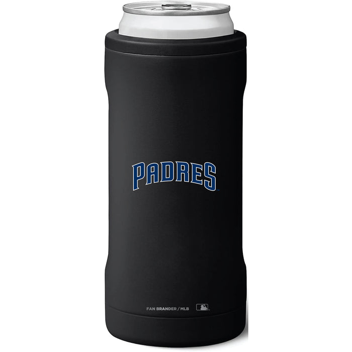 BruMate Slim Insulated Can Cooler with San Diego Padres Secondary Logo