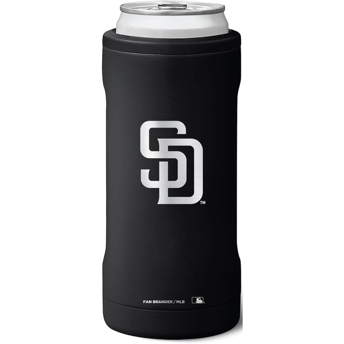 BruMate Slim Insulated Can Cooler with San Diego Padres Primary Logo