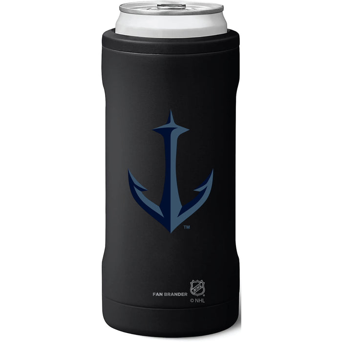 BruMate Slim Insulated Can Cooler with Seattle Kraken Secondary Logo