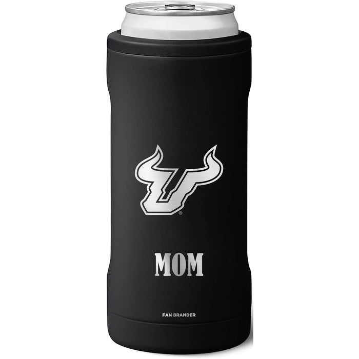 BruMate Slim Insulated Can Cooler with South Florida Bulls Mom Primary Logo