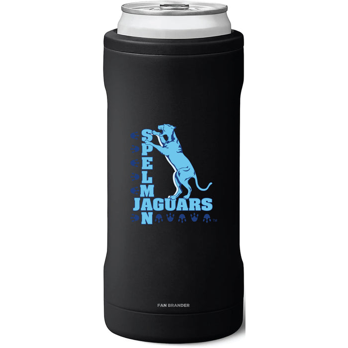 BruMate Slim Insulated Can Cooler with Spelman College Jaguars Primary Logo