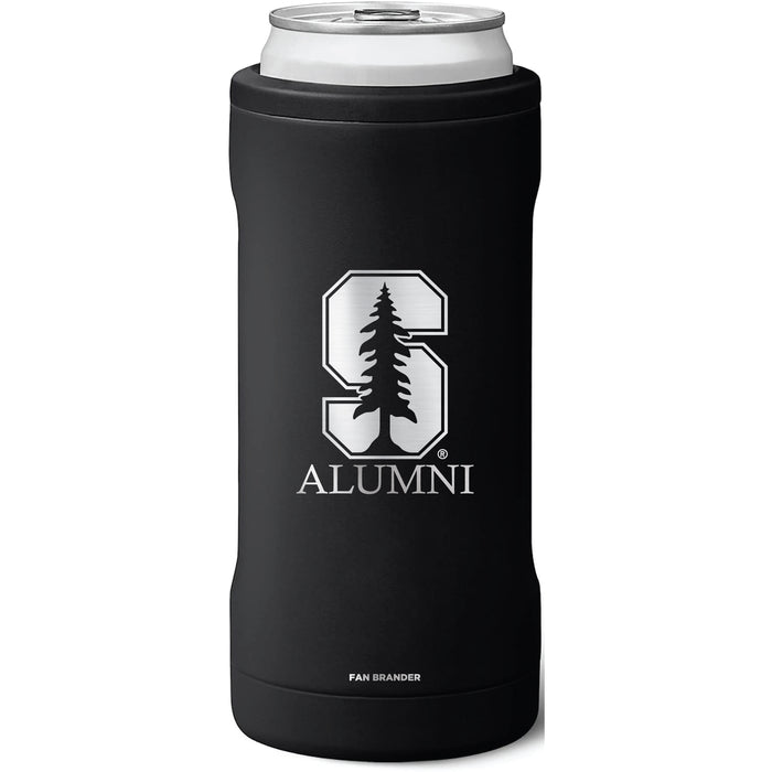 BruMate Slim Insulated Can Cooler with Stanford Cardinal Alumni Primary Logo