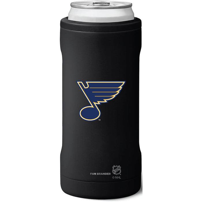 BruMate Slim Insulated Can Cooler with St. Louis Blues Primary Logo