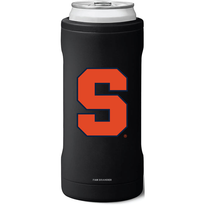 BruMate Slim Insulated Can Cooler with Syracuse Orange Primary Logo