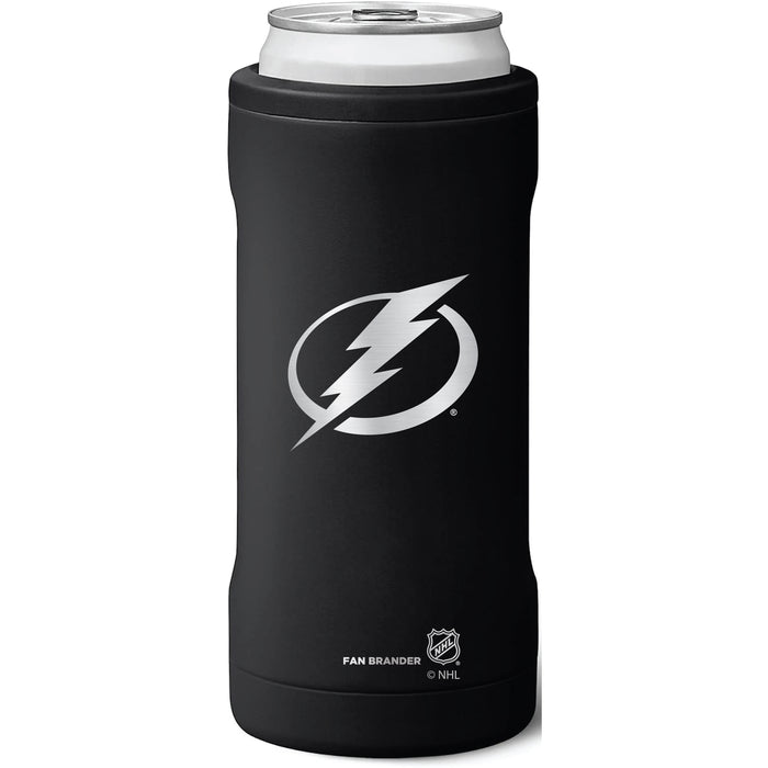 BruMate Slim Insulated Can Cooler with Tampa Bay Lightning Primary Logo