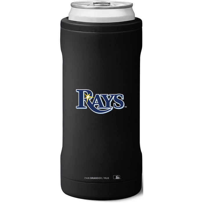 BruMate Slim Insulated Can Cooler with Tampa Bay Rays Primary Logo