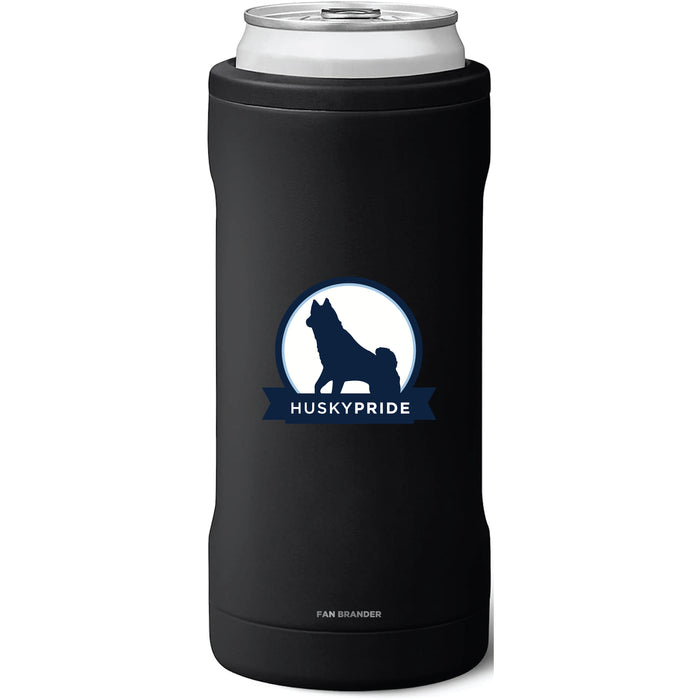 BruMate Slim Insulated Can Cooler with Uconn Huskies Secondary Logo