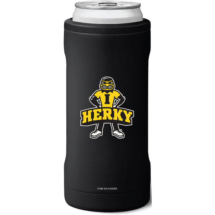 BruMate Slim Insulated Can Cooler with Iowa Hawkeyes Secondary Logo