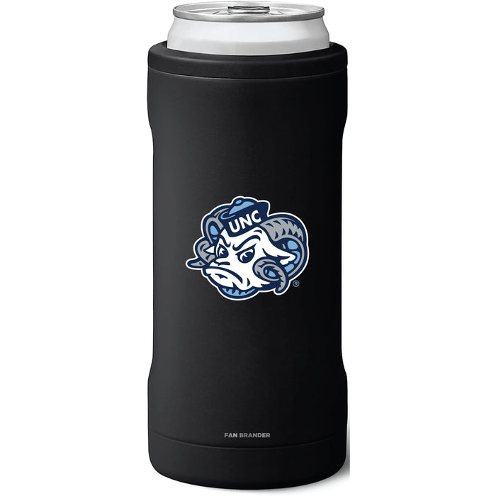 BruMate Slim Insulated Can Cooler with UNC Tar Heels Secondary Logo