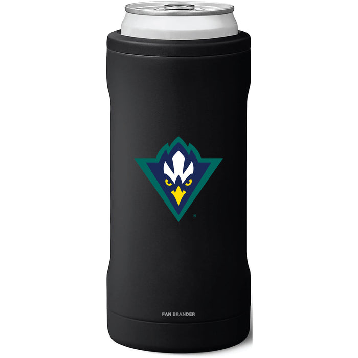 BruMate Slim Insulated Can Cooler with UNC Wilmington Seahawks Secondary Logo