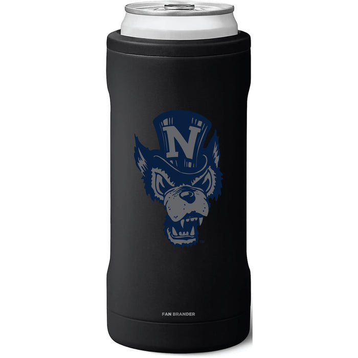 BruMate Slim Insulated Can Cooler with Nevada Wolf Pack Secondary Logo