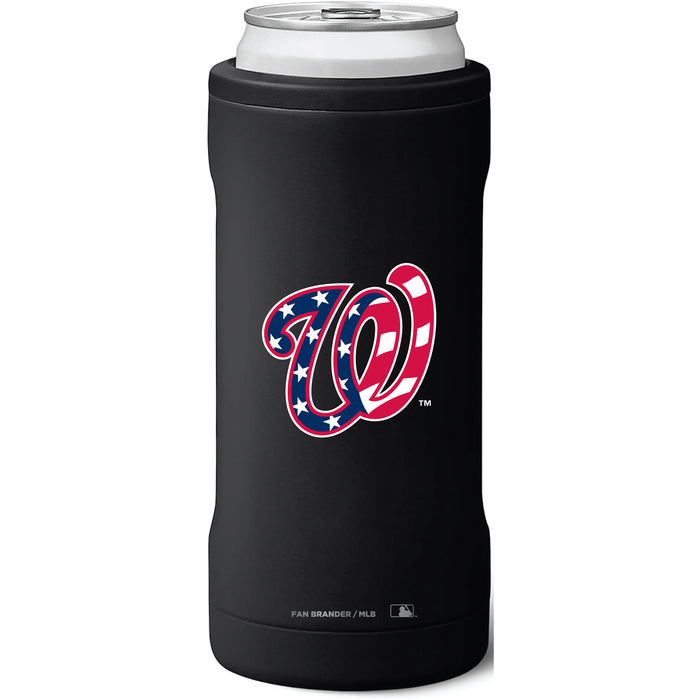 BruMate Slim Insulated Can Cooler with Washington Nationals Secondary Logo