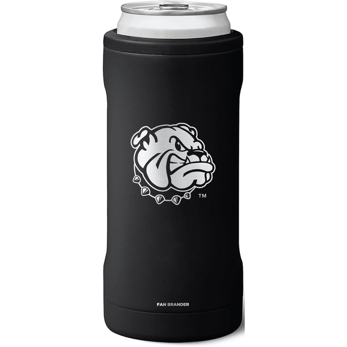 BruMate Slim Insulated Can Cooler with Western Illinois University Leathernecks Primary Logo