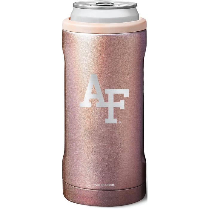 BruMate Slim Insulated Can Cooler with Airforce Falcons Primary Logo