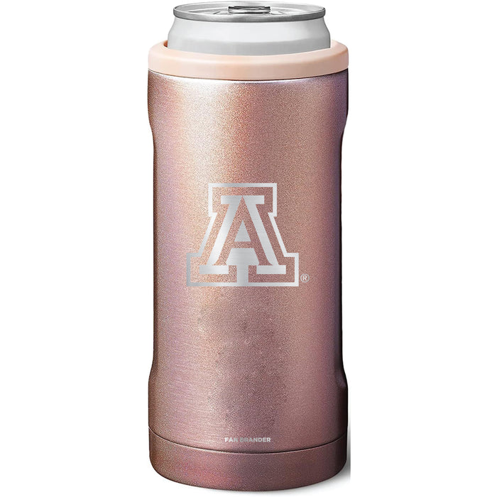 BruMate Slim Insulated Can Cooler with Arizona Wildcats Primary Logo