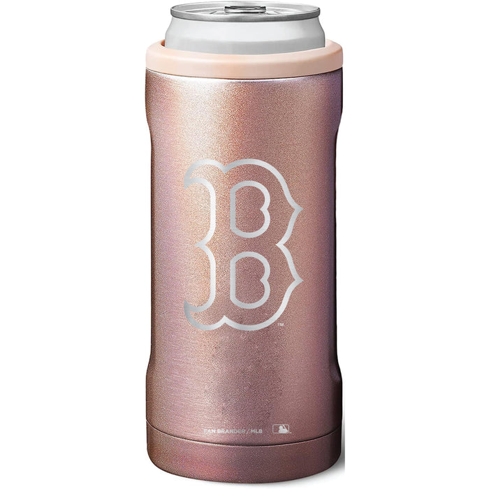 BruMate Slim Insulated Can Cooler with Boston Red Sox Primary Logo