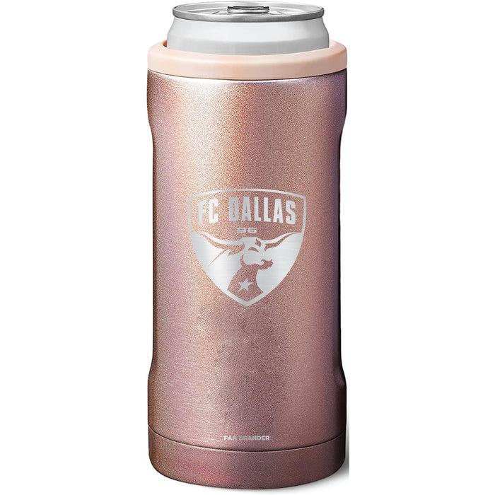 BruMate Slim Insulated Can Cooler with FC Dallas Primary Logo