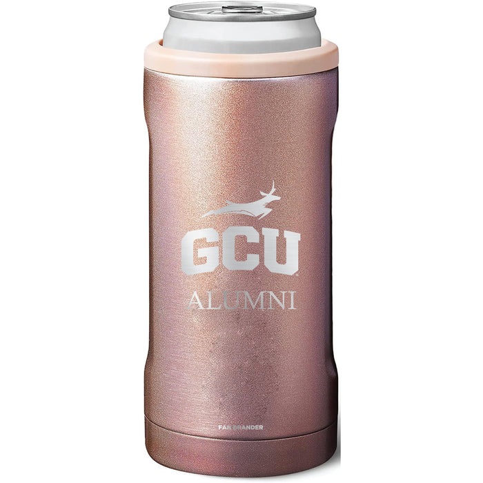 BruMate Slim Insulated Can Cooler with Grand Canyon Univ Antelopes Alumni Primary Logo