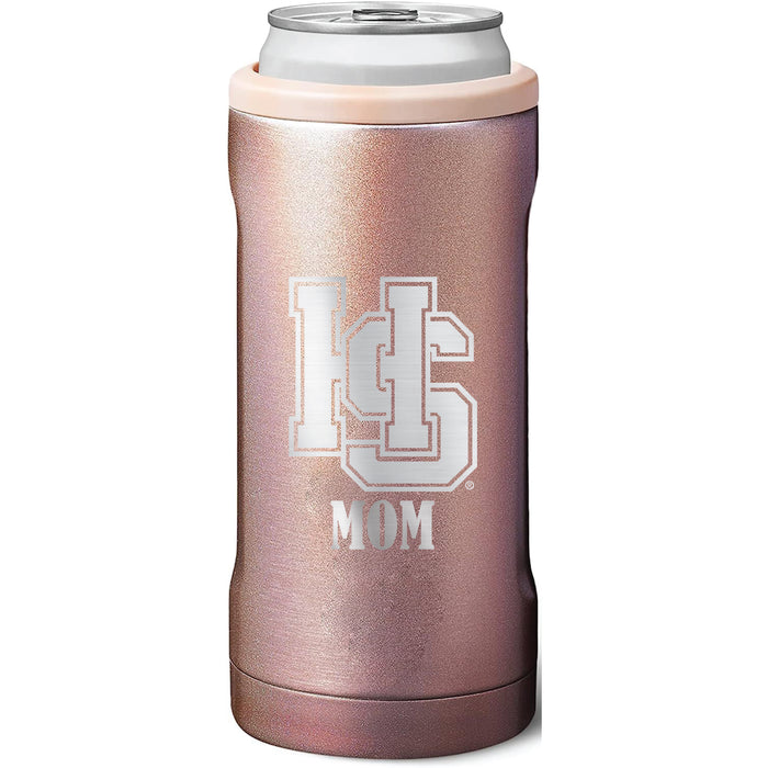 BruMate Slim Insulated Can Cooler with Hampden Sydney Mom Primary Logo