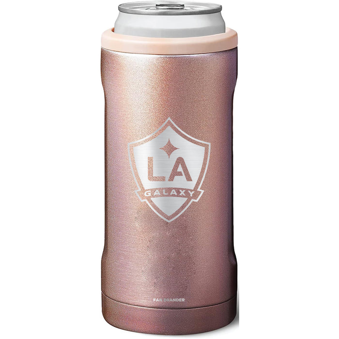 BruMate Slim Insulated Can Cooler with LA Galaxy Primary Logo