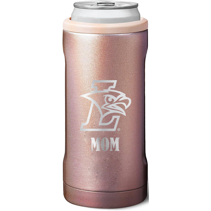 BruMate Slim Insulated Can Cooler with Lehigh Mountain Hawks Mom Primary Logo