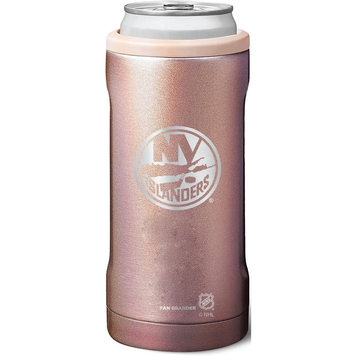 BruMate Slim Insulated Can Cooler with New York Islanders Primary Logo