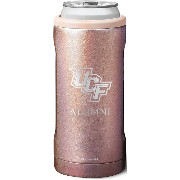 BruMate Slim Insulated Can Cooler with UCF Knights Alumni Primary Logo