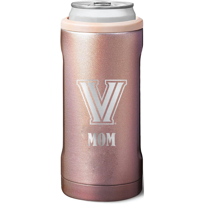 BruMate Slim Insulated Can Cooler with Villanova University Mom Primary Logo