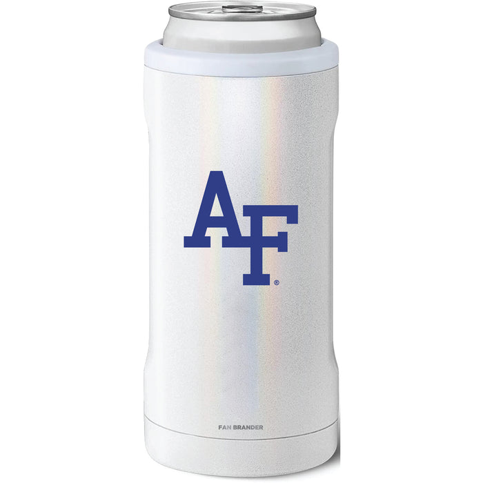 BruMate Slim Insulated Can Cooler with Airforce Falcons Primary Logo