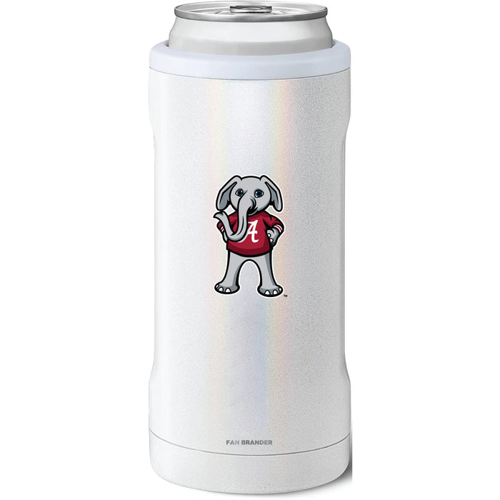 BruMate Slim Insulated Can Cooler with Alabama Crimson Tide Secondary Logo