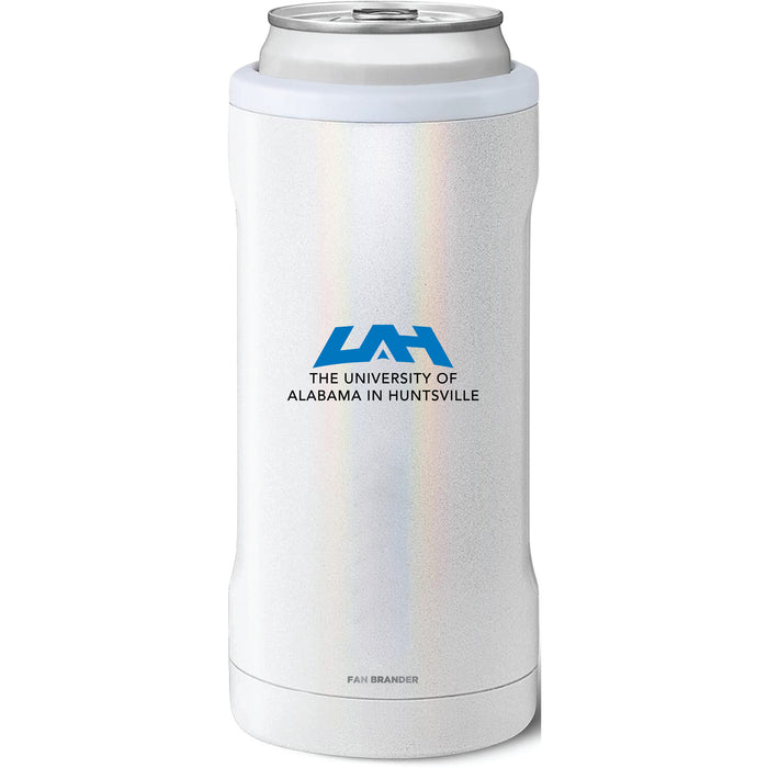 BruMate Slim Insulated Can Cooler with UAH Chargers Primary Logo