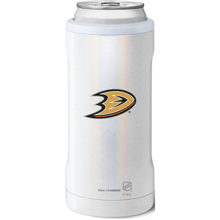 BruMate Slim Insulated Can Cooler with Anaheim Ducks Primary Logo