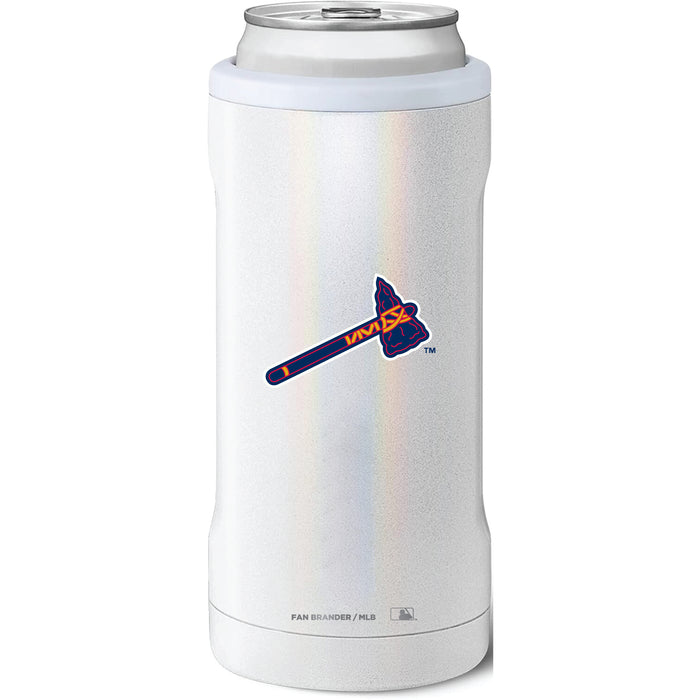 BruMate Slim Insulated Can Cooler with Atlanta Braves Secondary Logo